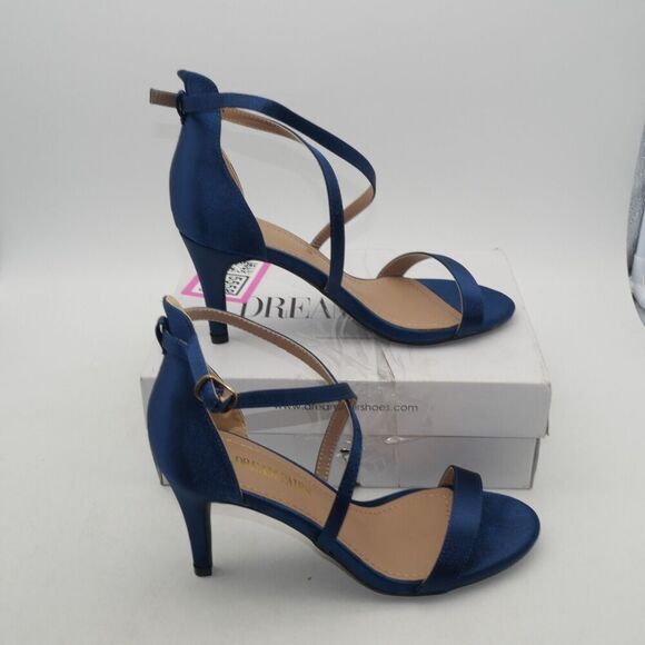 NEW DREAM PAIRS Women's 7 Dolce Stilettos Open Toe Pump Heel - Picture 6 of 9